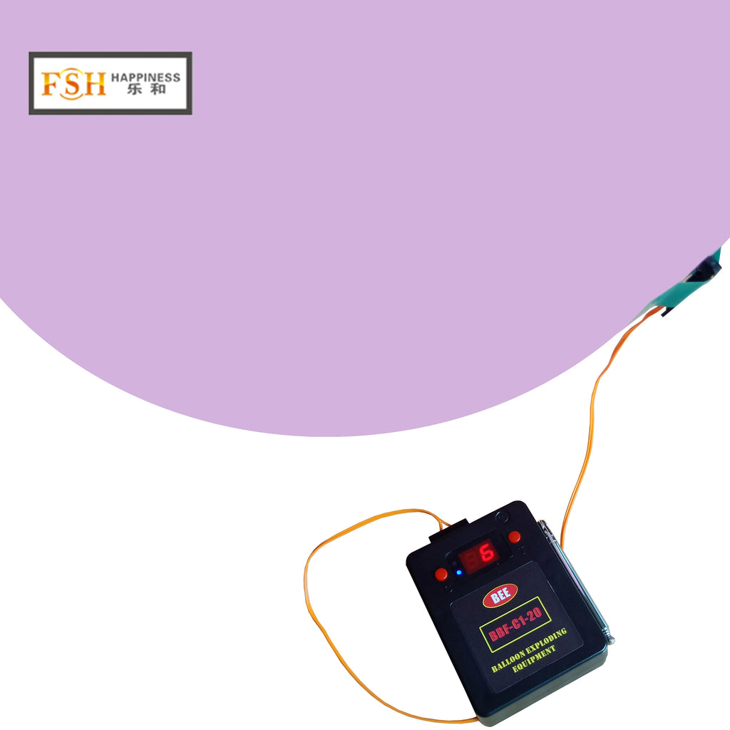 12 Cue Remote Control Balloon Bursting & Exploding System for Wedding & Party Big Events Premium Promotional Party Supplies