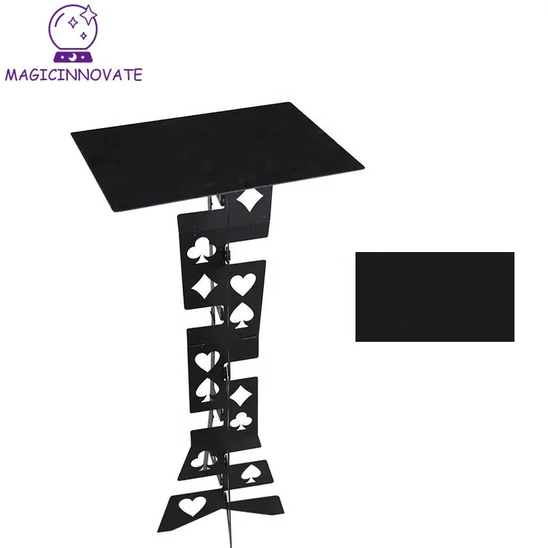 Aluminium Folding Magic Table Black Magic Trick Factory   Stage Magic Props Halloween Day  Magician Teaching Material