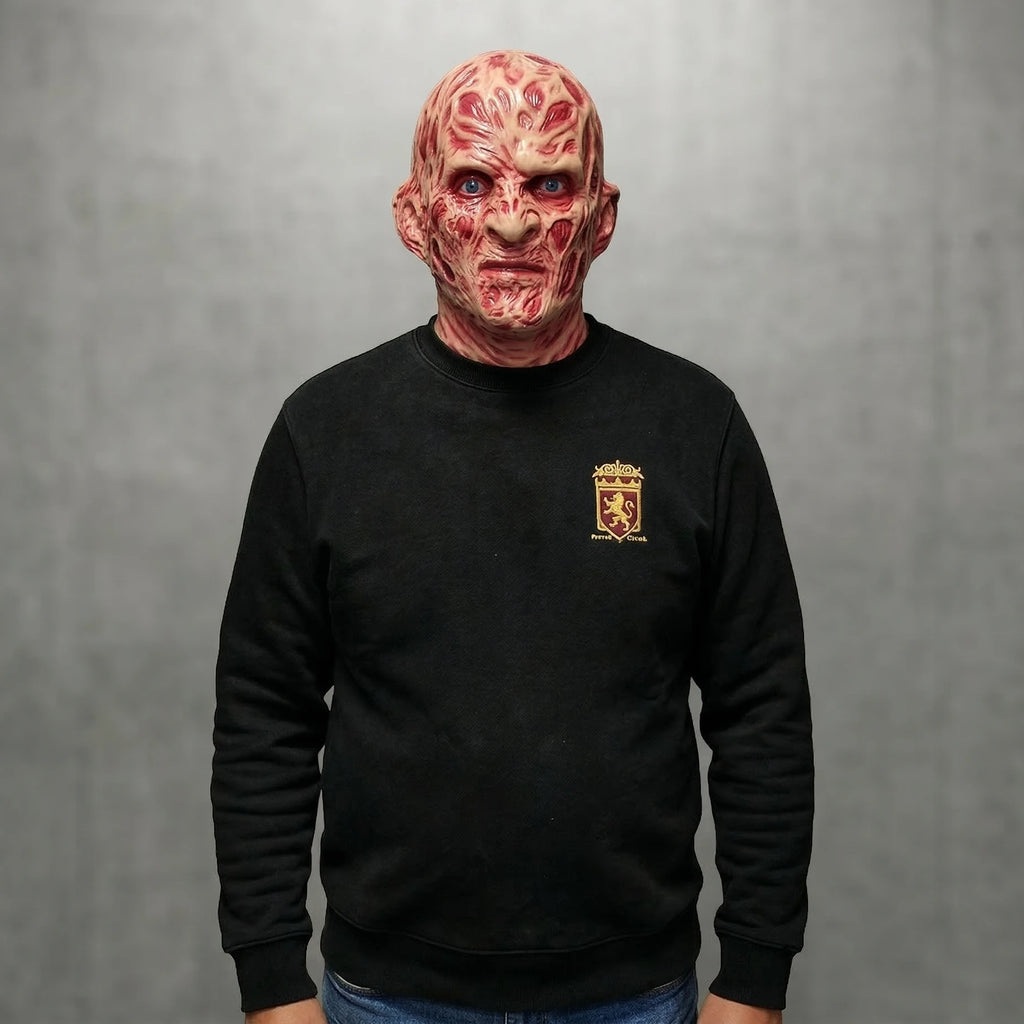 Realistic Burned Scars Latex Full Face Mask Funny & Goofy Trendy Halloween Cosplay Prop Adult Costume Parties Haunted House