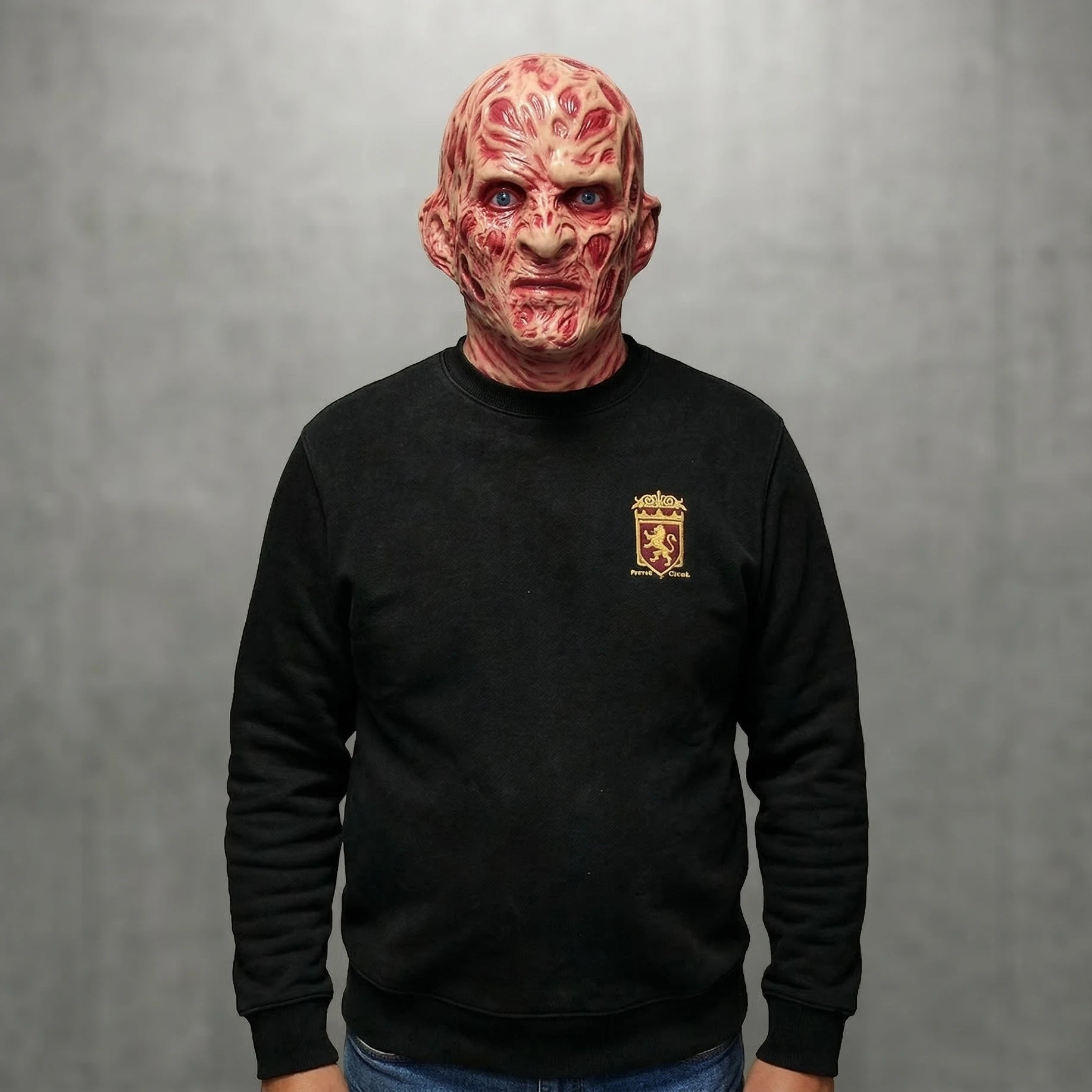 Realistic Burned Scars Latex Full Face Mask Funny & Goofy Trendy Halloween Cosplay Prop Adult Costume Parties Haunted House