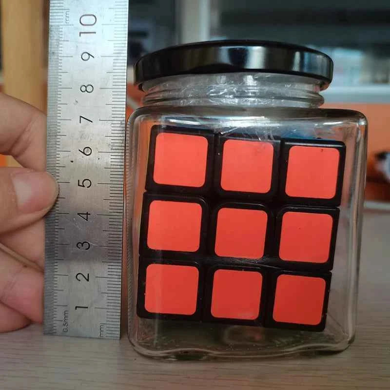 Magic Square in a Bottle Magic Tricks Magician Illusion Disappear Close Up Stage Street Props Gimmicks
