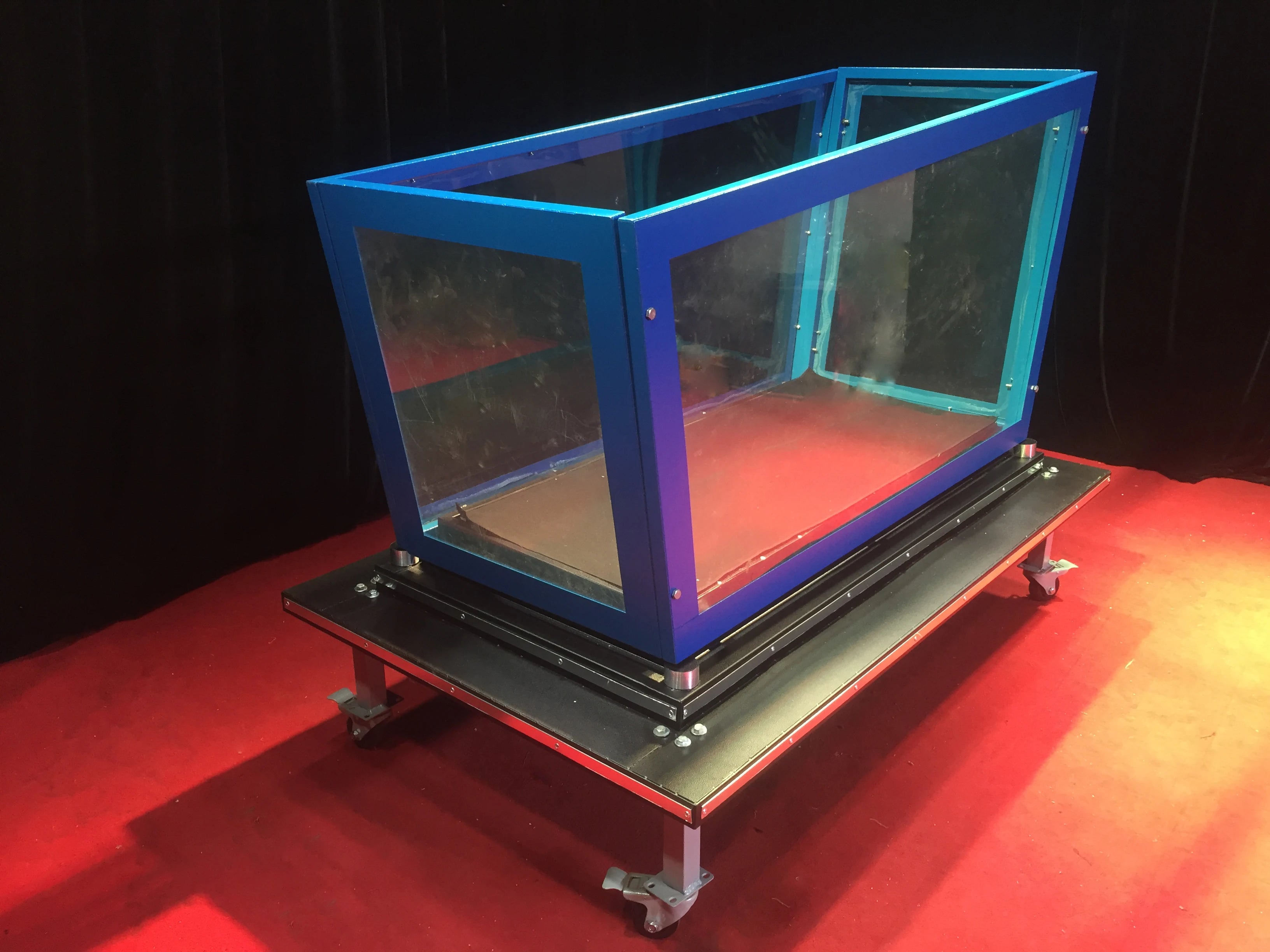 EVOKE MAGICS New Arrival Stage Performance Illusion Equipment Magic Tricks Stage Props Appearance From Glass Box