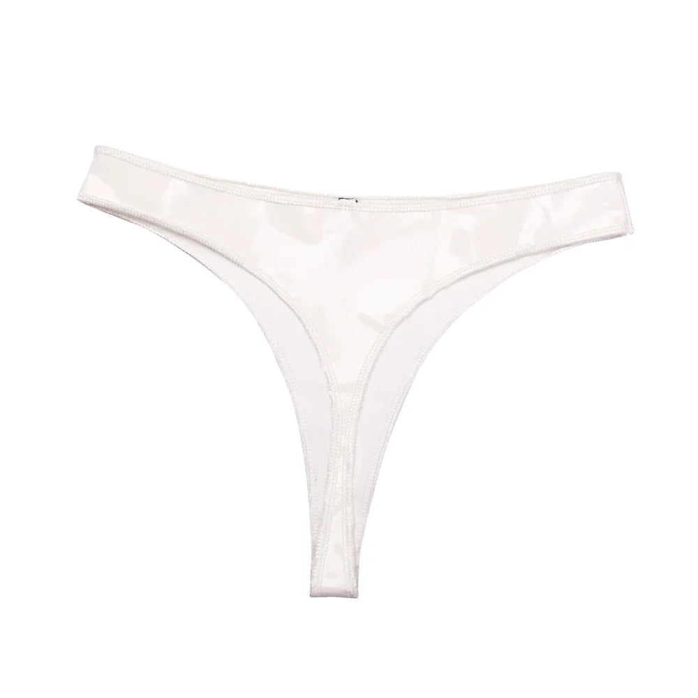 Glossy Patent Leather G-String Thong High-Gloss Liquid Elastic Briefs