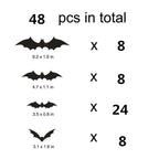 3D Bat Wall Stickers
