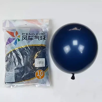 100pcs/bag 10 Inch Fengche Thickened Matte Color Round Latex Balloon for Birthday Wedding Balloons Decoration
