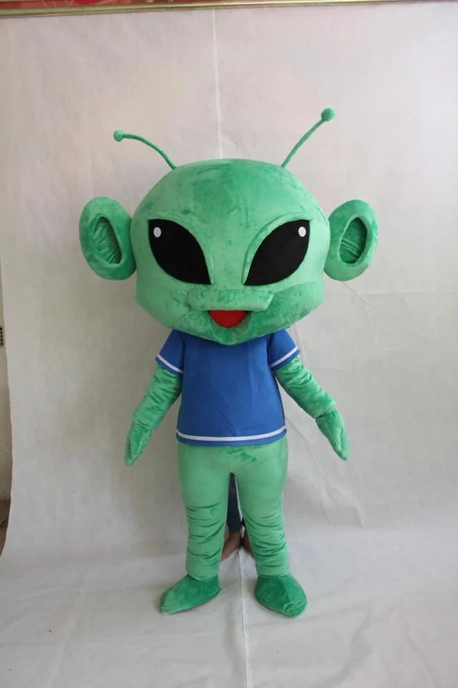 Best Price Adult Size Custom Cartoon Character Alien Mascot Costume for Sale Fancy Dress Cosplay Adult Alien Mascot Costume