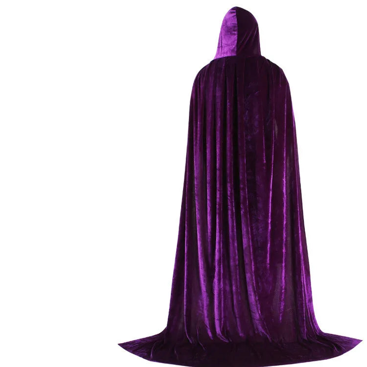 Ecoparty Wholesale Costume Supplies Clothing Cosplay Party With Hat Halloween Hooded Cloak Vampire Cape Cloak Witch Wizard Cloak - Big Tim's Magic Emporium