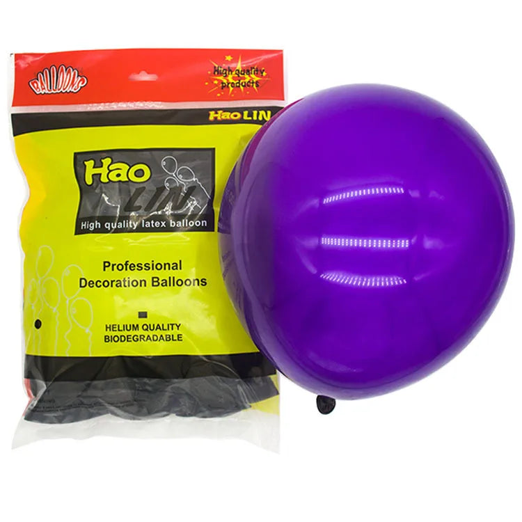 12 Inch Latex Balloons for Various Occasions-for Birthdays Graduations Baby Showers Christmas Holidays Mother's Day Halloween