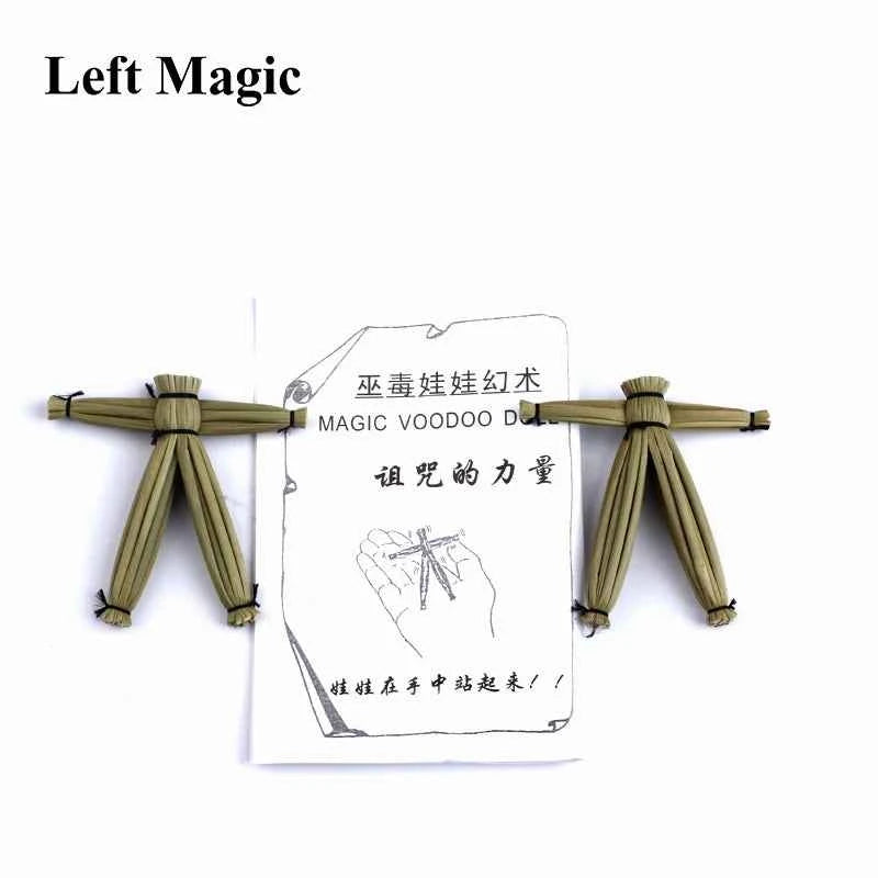 Straw Voodoo Doll Magic tricks Doll Props mentalism,close up magic stage Accessories comedy amazing toys April Fool's Day E3068