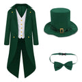 New Men's Dress Steam Tuxedo Suit Costume Magician Stage Show Conductor