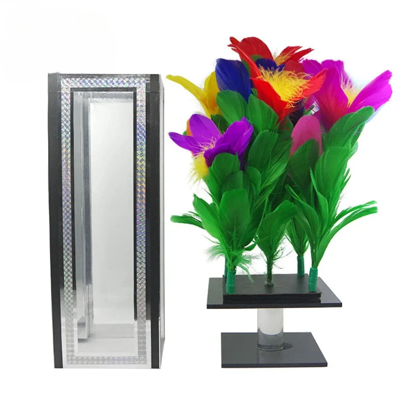 Transparent Box Transformation Flower Magic Prop Empty Box Flower Transformation Magic Stage Running Performance