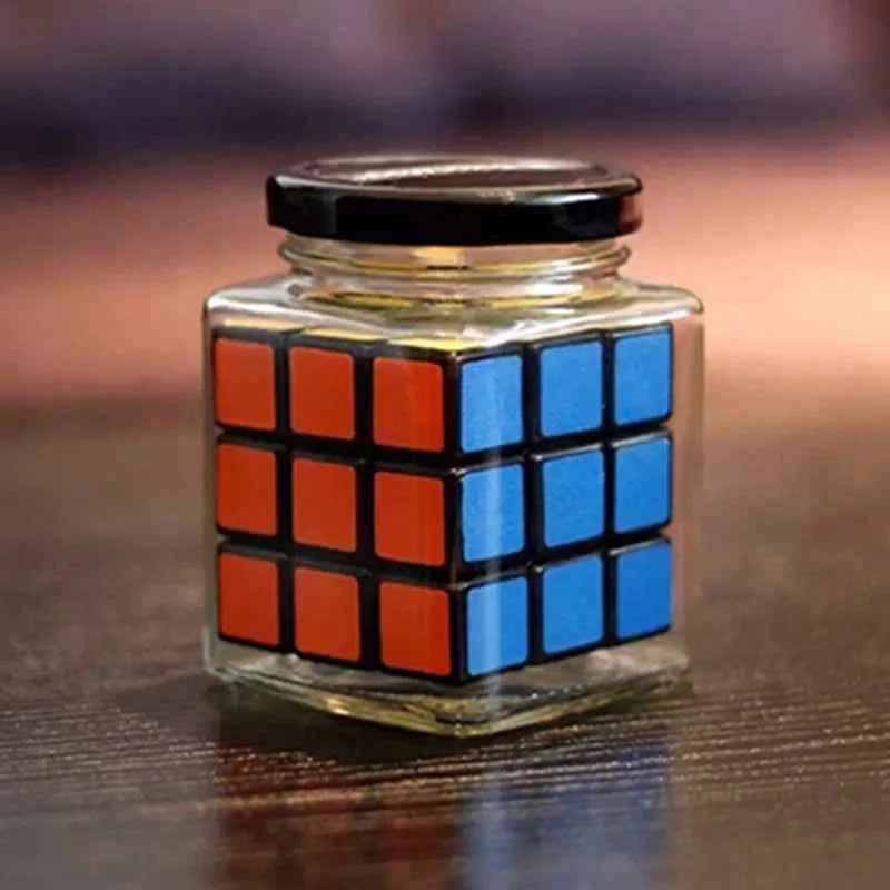 Magic Square in a Bottle Magic Tricks Magician Illusion Disappear Close Up Stage Street Props Gimmicks