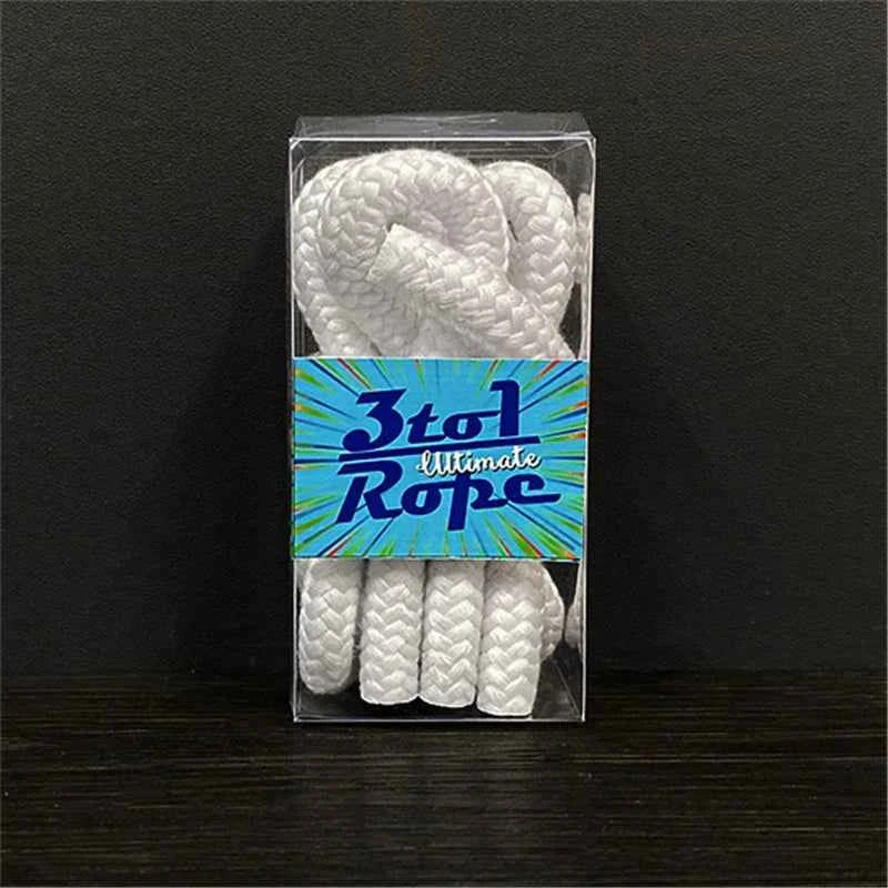 Ultimate 3 to 1 Rope Magic Tricks 3 Ropes to 1 Magia Magician Close Up Street Illusions Gimmick Props Funny Long Short Rope