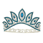 Crystal Bridal Tiara Crown – Vintage Queen Rhinestone Wedding Diadem in Gold or Silver