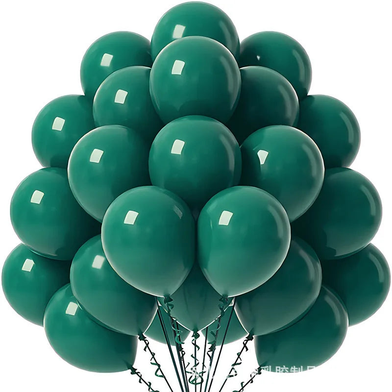 20pcs Pearl Latex Balloon Blue Helium Ball for Wedding Adult Birthday Party Baby Shower Graduation Chinese New Year Decoration