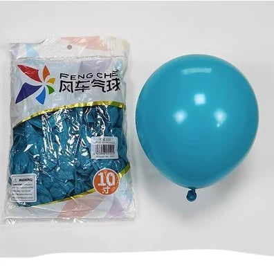 100pcs/bag 10 Inch Fengche Thickened Matte Color Round Latex Balloon for Birthday Wedding Balloons Decoration
