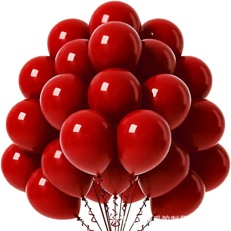 20pcs Pearl Latex Balloon Blue Helium Ball for Wedding Adult Birthday Party Baby Shower Graduation Chinese New Year Decoration