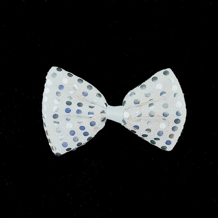Sequin Led Bowtie Performer Event Led Light up Flashing Bowtie Fancy Light for Party