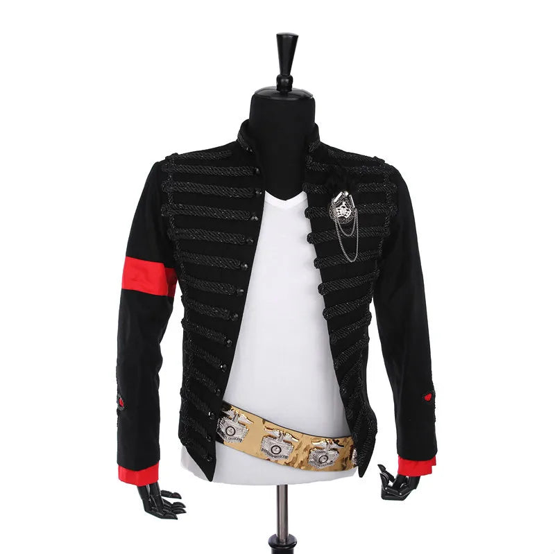 Cosplay for MICHAEL JACKSON Costumes Military Jacket for Retro Style Handmade Halloween Christmas Xmas - Big Tim's Magic Emporium