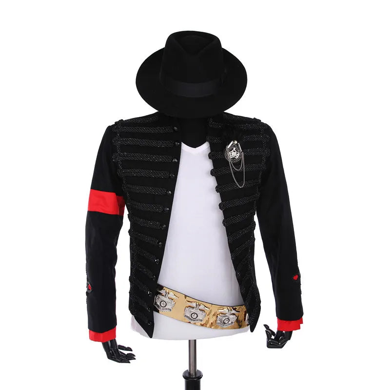 Cosplay for MICHAEL JACKSON Costumes Military Jacket for Retro Style Handmade Halloween Christmas Xmas - Big Tim's Magic Emporium