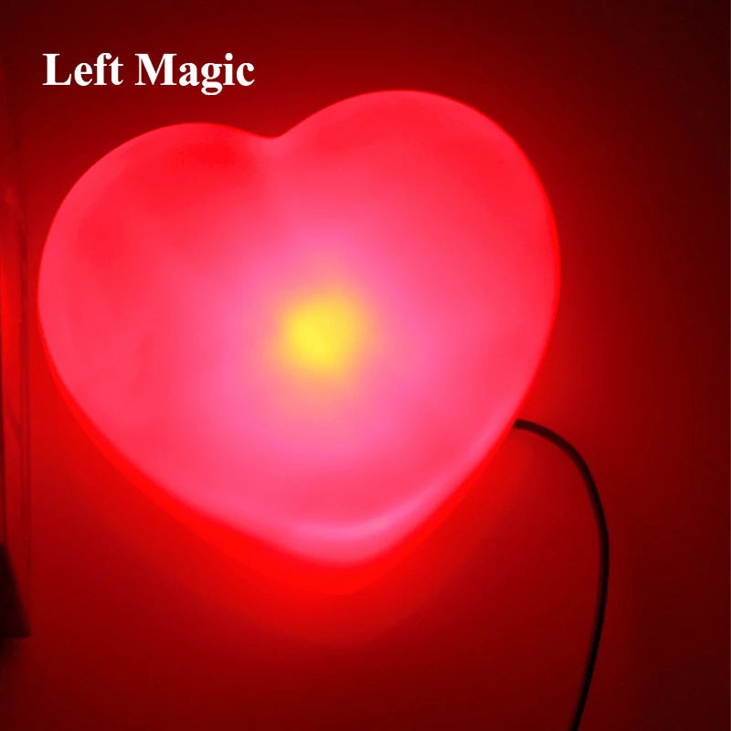 Heart Light (Red Color) Magic Tricks Appearing Lighting Stage Close Up Party Gimmick Props Lovely Comedy Accessories G8116 - Big Tim's Magic Emporium