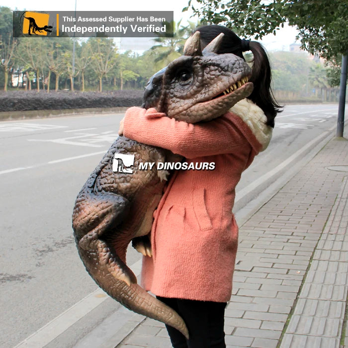 MY-Dino D29-3 Realistic Latex Dinosaur Carnotaurus Hand Puppet