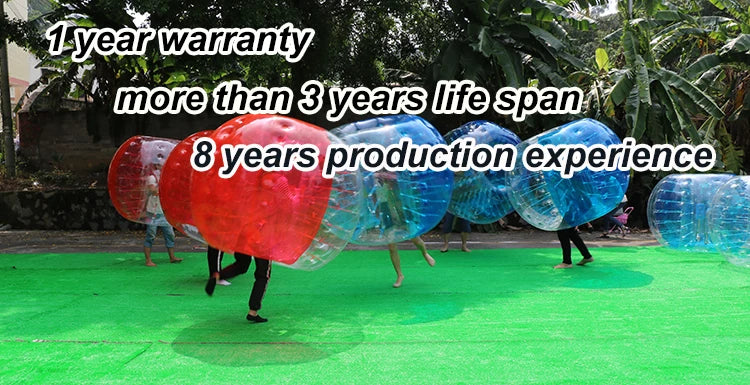 First Class Material TPU Inflatable Bumper Ball Half Color Inflatable Bubble Soccer Balloon for Sale