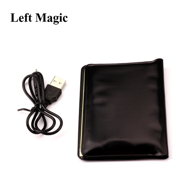 1 Set Light Prediction Holder(Charged Version)- Magic Tricks Optical Prediction Wallet Magic Props Close Up Magic G8080 - Big Tim's Magic Emporium