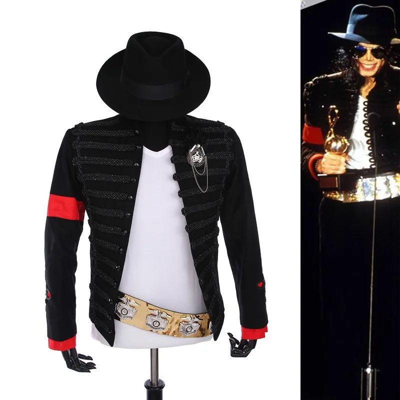 Cosplay for MICHAEL JACKSON Costumes Military Jacket for Retro Style Handmade Halloween Christmas Xmas - Big Tim's Magic Emporium