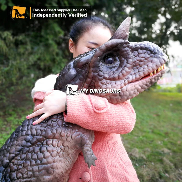 MY-Dino D29-3 Realistic Latex Dinosaur Carnotaurus Hand Puppet