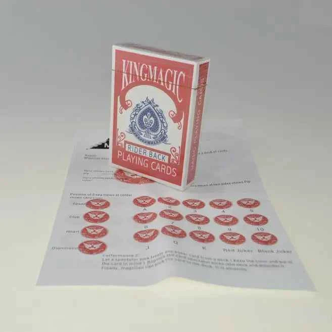1set Marked Deck Magic Tricks Magia Playing Card Close Up Street Illusion Gimmick Props Mentalism Comedy trucos de magia