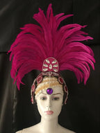 The Stardust Samba Enchantment – Exquisite Feathered Dance & Stage Headdress
