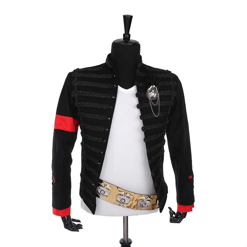 Cosplay for MICHAEL JACKSON Costumes Military Jacket for Retro Style Handmade Halloween Christmas Xmas - Big Tim's Magic Emporium