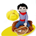 Funny Pet Cat Dog Costumes Dog Apparel Clothes For Christmas Cosplay Western Cowboy Riding Costumes Jacket Cloak Dog Accessories