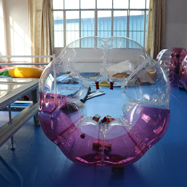 First Class Material TPU Inflatable Bumper Ball Half Color Inflatable Bubble Soccer Balloon for Sale