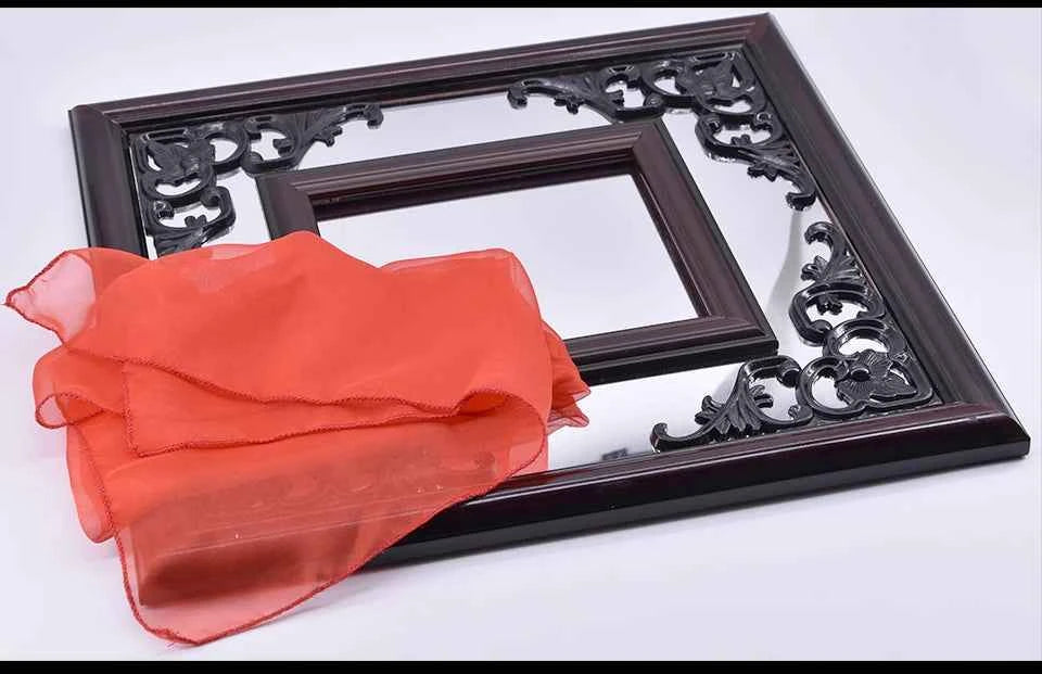 Silk Through Mirror – Handkerchief Penetration Stage Magic Prop - Big Tim's Magic Emporium