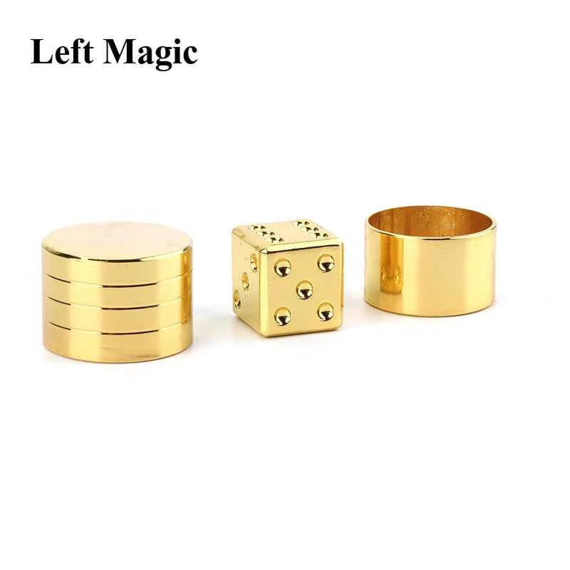 Predicted Dice Magic Trick - Close Up Magic Illusion Gimmick for Mystery Magician Stage and Street Performances - Big Tim's Magic Emporium