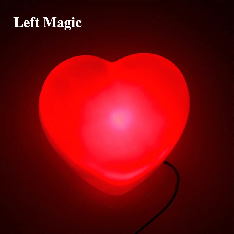 Heart Light (Red Color) Magic Tricks Appearing Lighting Stage Close Up Party Gimmick Props Lovely Comedy Accessories G8116 - Big Tim's Magic Emporium