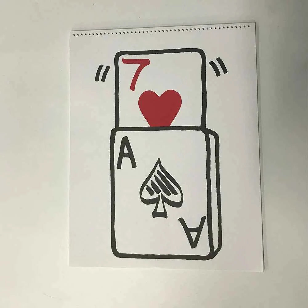 Refill for Professional Cardiographic Exclusive Rise Card Prediction (35.5*28cm) Magic Tricks Stage Illusion Gimmick Prop Access - Big Tim's Magic Emporium