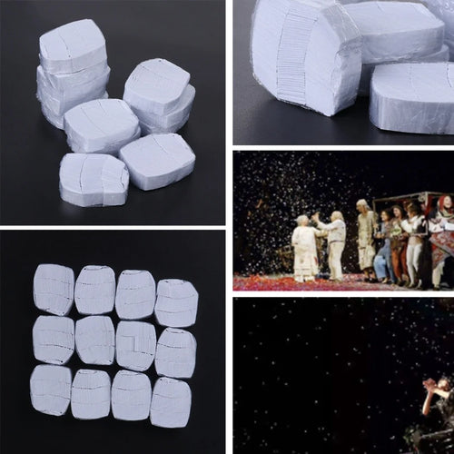 12PCS/Set Finger Magic Tricks White Snowflakes Magic Props Toys Snow Storm Snow Paper Illusion Tricks Classic Toy Christmas Gift - Big Tim's Magic Emporium