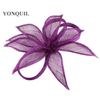 16cm Sinamay Floral Bow Fascinator Hair Clip Kentucky Derby Cocktail Tea Party Hat