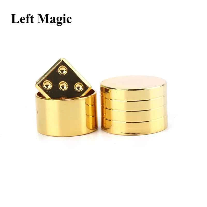 Predicted Dice Magic Trick - Close Up Magic Illusion Gimmick for Mystery Magician Stage and Street Performances - Big Tim's Magic Emporium