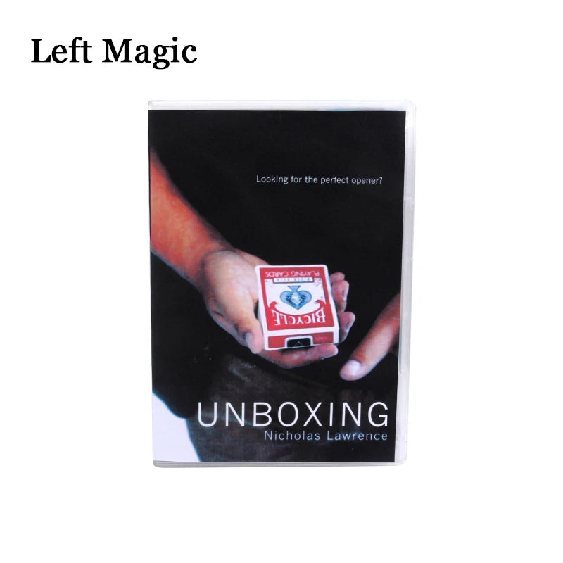 Unboxing By Nicholas Lawrence & SansMinds (DVD+Gimmick) - Card Magic Tricks Close Up Magic Accessories Stage Fun Illusions - Big Tim's Magic Emporium