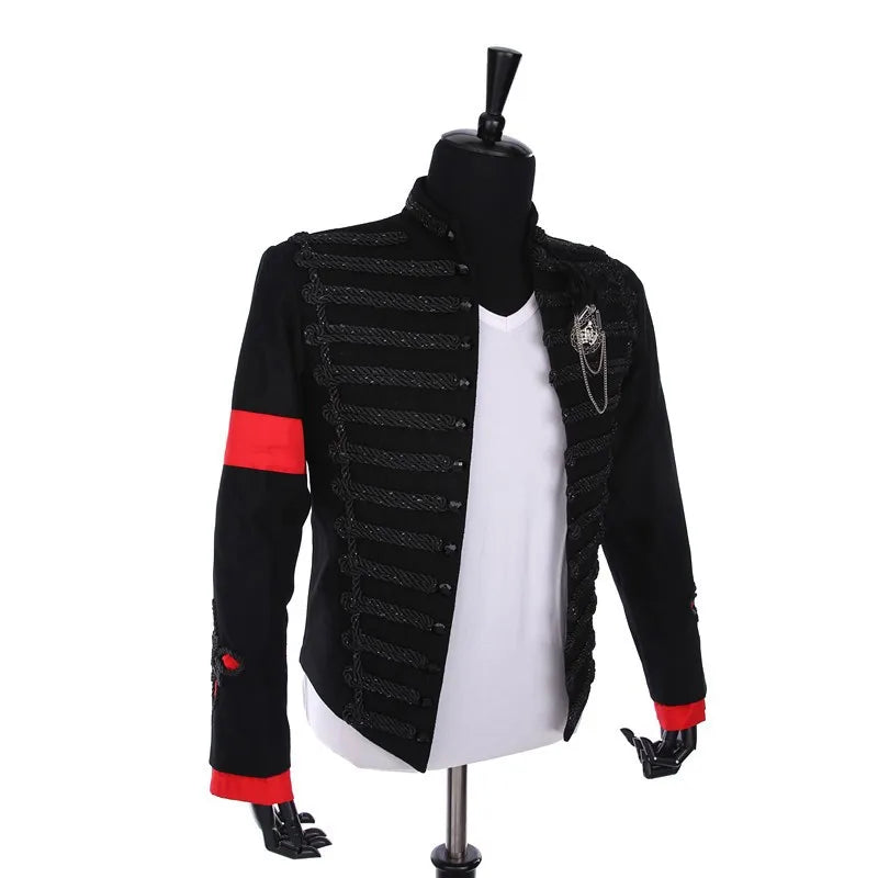 Cosplay for MICHAEL JACKSON Costumes Military Jacket for Retro Style Handmade Halloween Christmas Xmas - Big Tim's Magic Emporium
