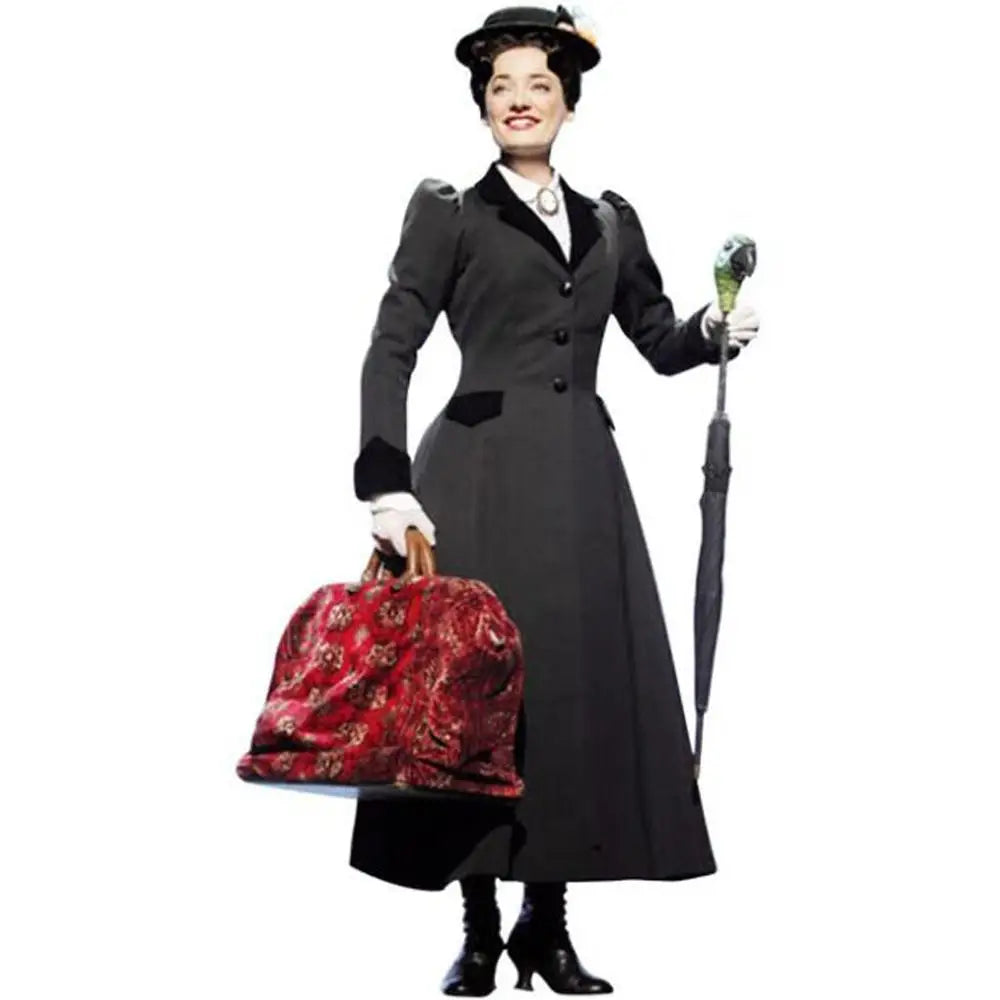 2025 Mary Poppins Cosplay Costume Jacket Dress Adult Halloween Costume Cosplay Multi-Styles For Choosing - Big Tim's Magic Emporium