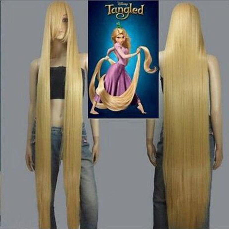 Long Straight Golden Cosplay Wig