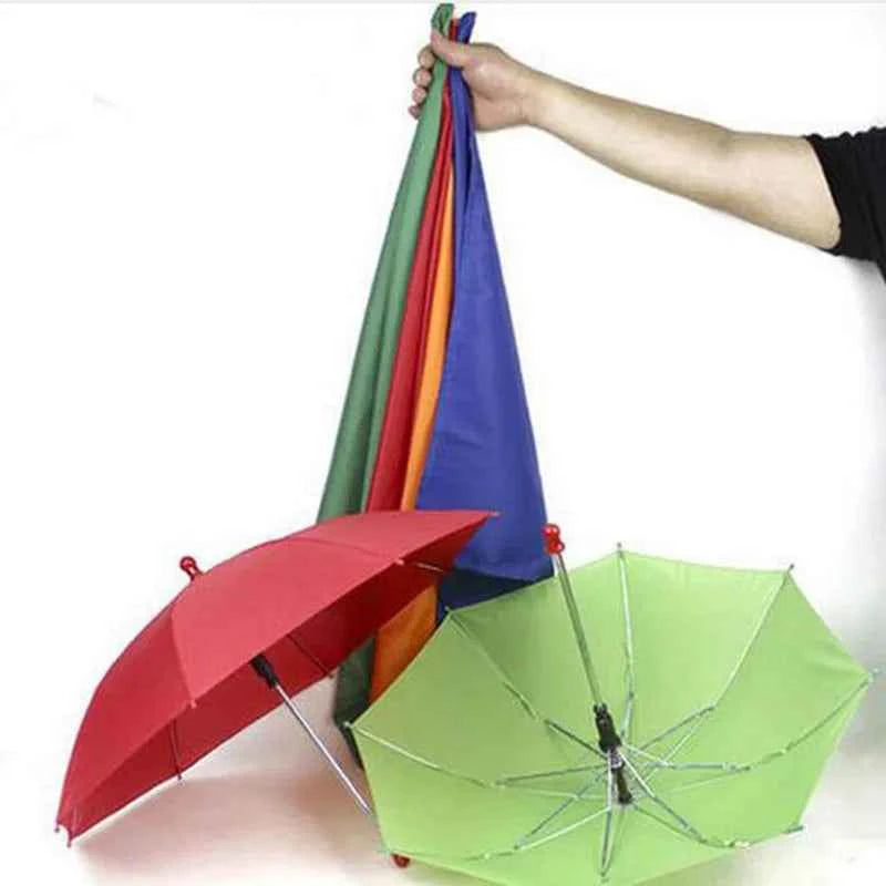 Silk to 1 set Four Umbrellas Magic Tricks Scarves Magia Magician Stage Illusion Gimmick Prop Funny Mentalism Classic Toys