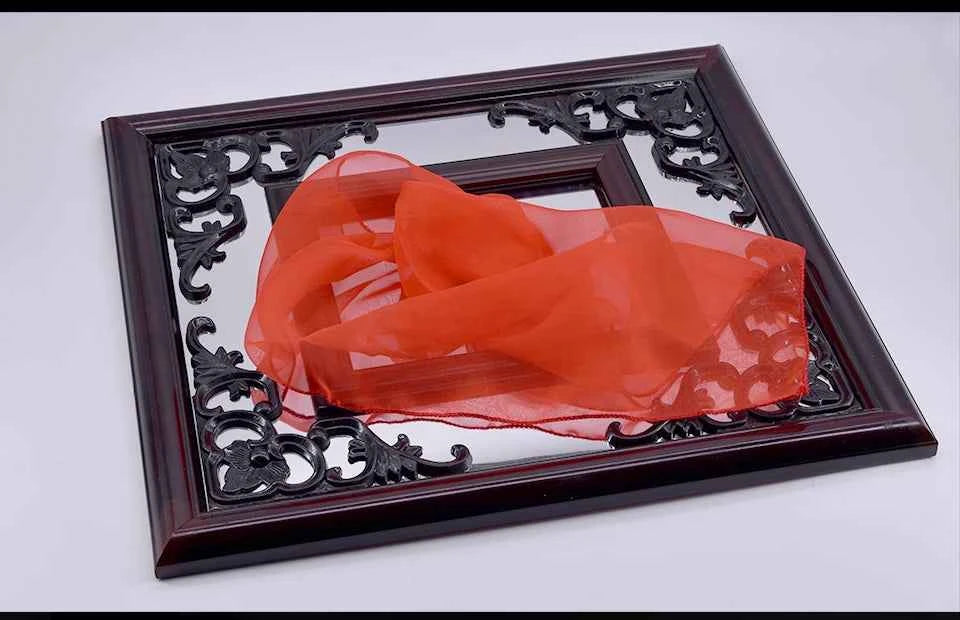 Silk Through Mirror – Handkerchief Penetration Stage Magic Prop - Big Tim's Magic Emporium