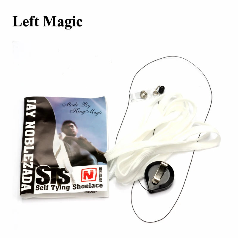 Magic Shoelaces be Tied Automatically Magic Self Tying Street Magic Tricks Gimmick Magic Illusion Close Up Magic Easy to do - Big Tim's Magic Emporium