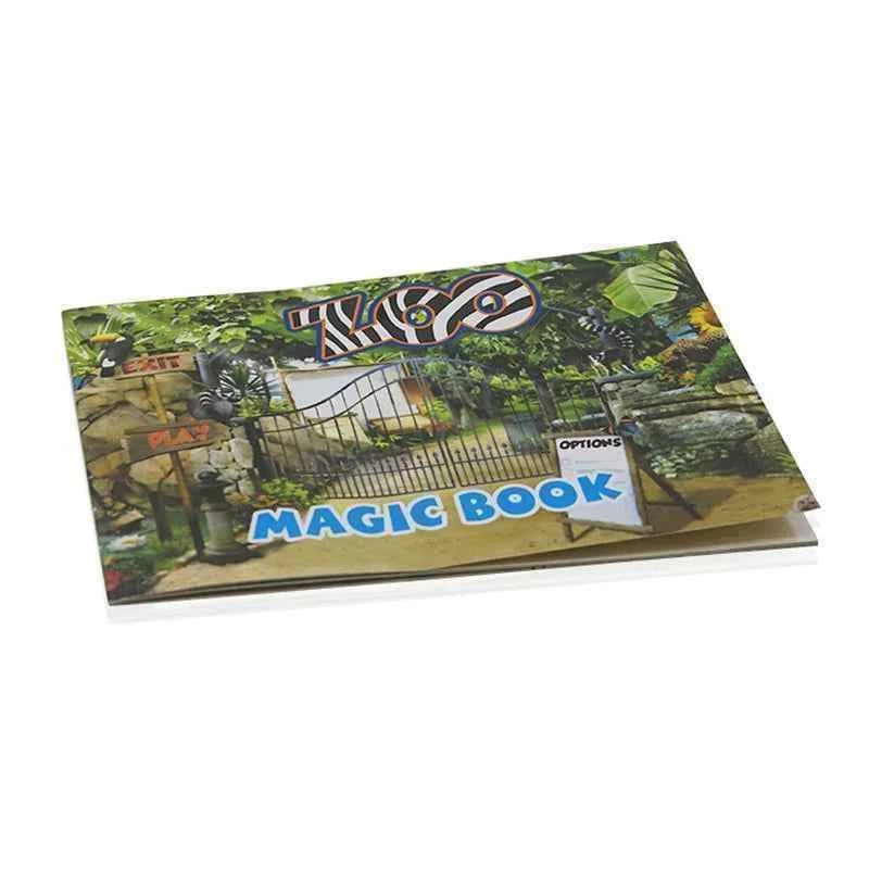 Color Cartoon Magic Book Magic Moving Images: Animated optical Illusions Magic Tricks Magia Book Magic Funny Best Gift for Kids